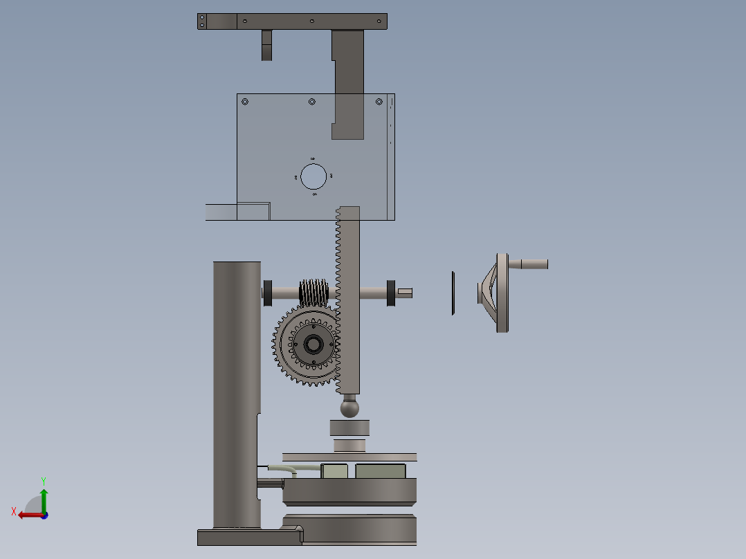 带有加热板的手压机sw15可编辑后视图