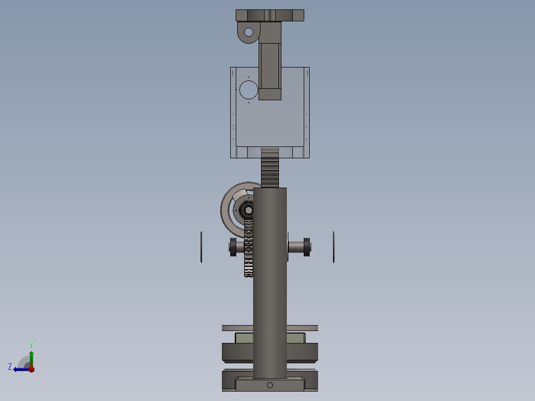 带有加热板的手压机sw15可编辑右视图