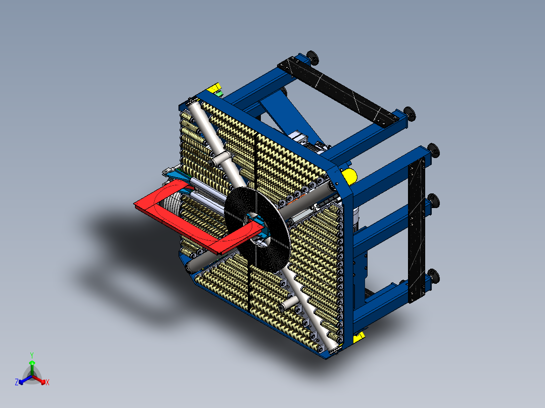 2023.02月-自动捆扎机sw21正等轴测图