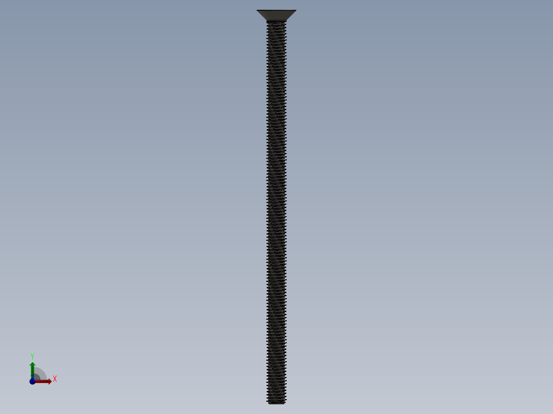 Screw_ISO_10642_M5x100_A2.SLDPRT前视图