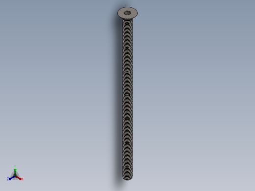 Screw_ISO_10642_M5x100_A2.SLDPRT正等轴测缩略图