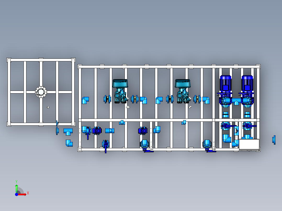 B2003921-水软化系统前视图