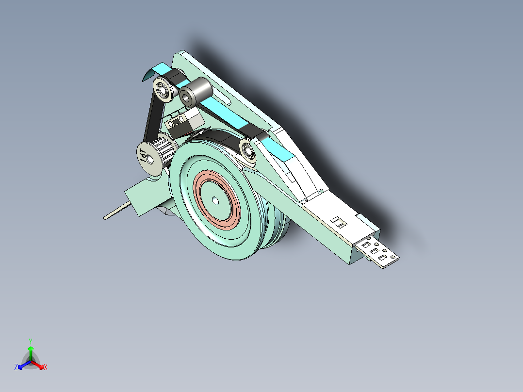 SMT胶带给料结构