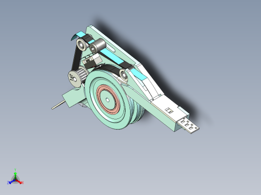 SMT胶带给料结构