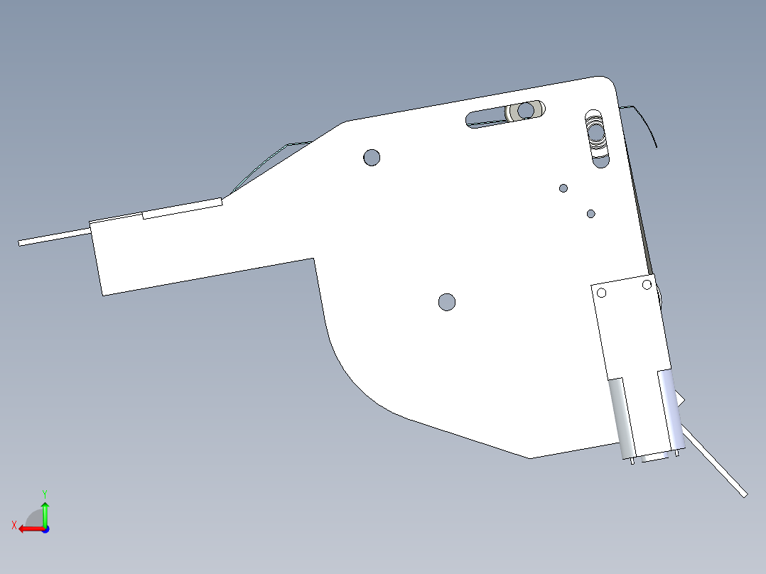 SMT胶带给料结构后视图