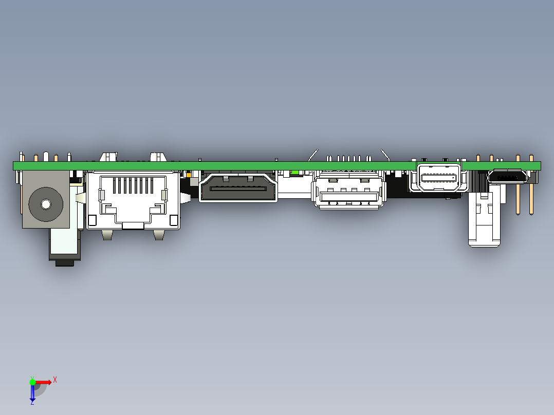 电路板、主板(182)俯视图