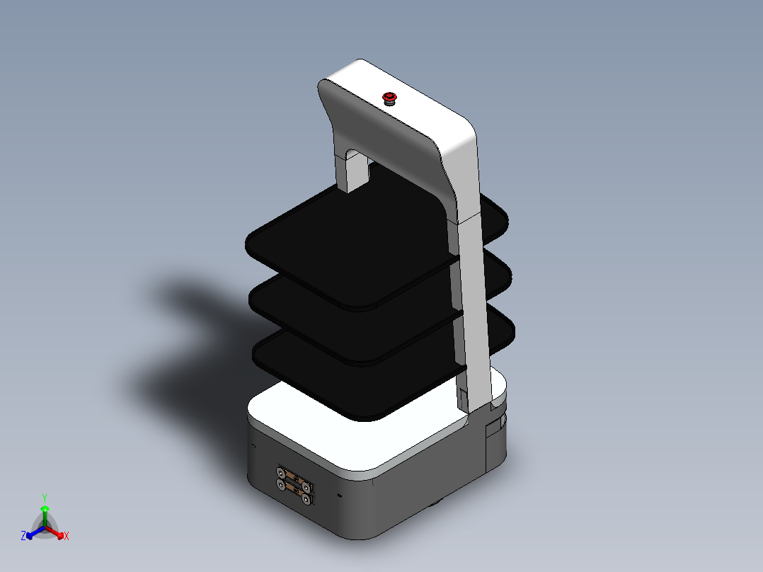 AGV小车、AGV(57)正等轴测图