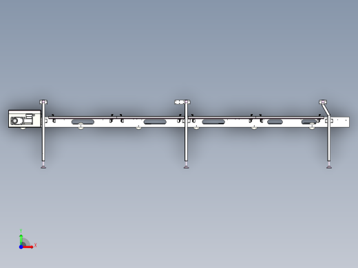 两侧带可翻板工作台输送线前视缩略图