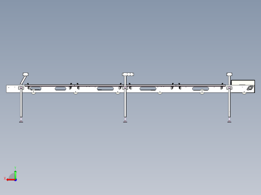两侧带可翻板工作台输送线后视缩略图
