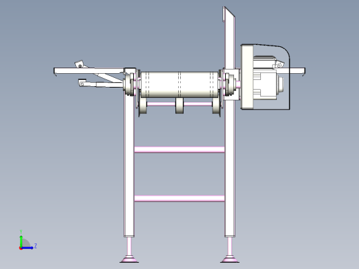 两侧带可翻板工作台输送线左视缩略图