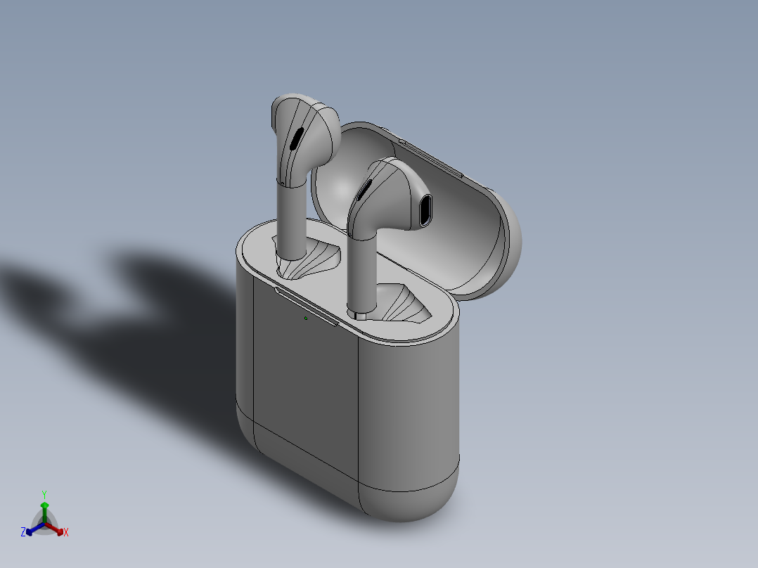 耳机(66)正等轴测图