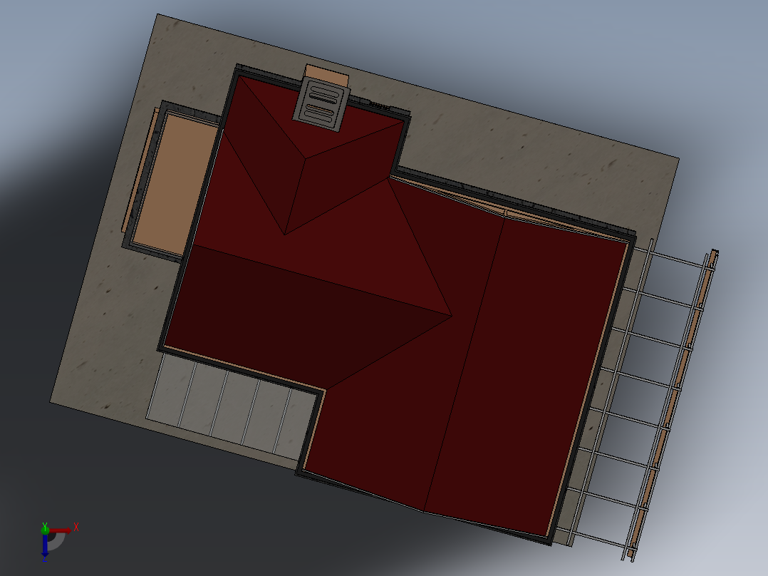 房子、建筑(85)俯视图