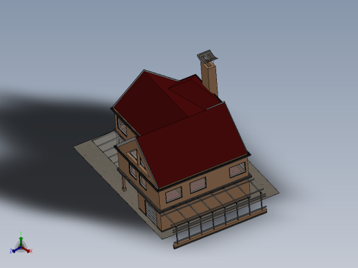 房子、建筑(85)正等轴测缩略图