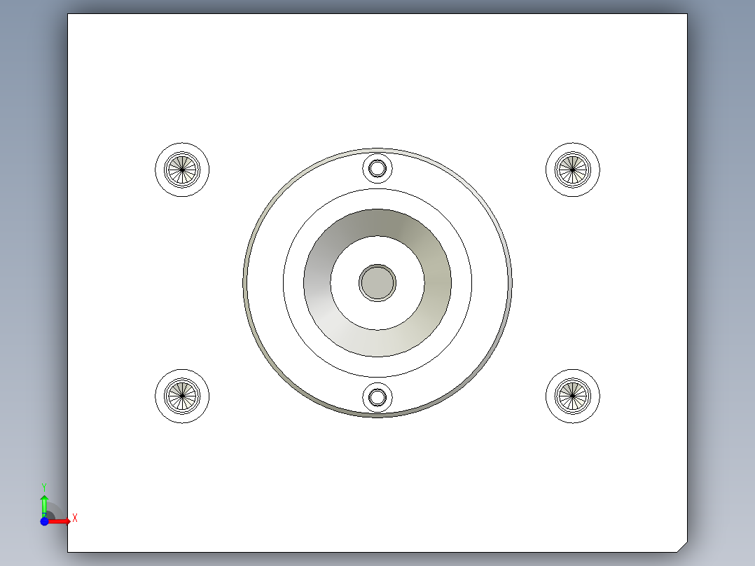连接杆-模具图前视图