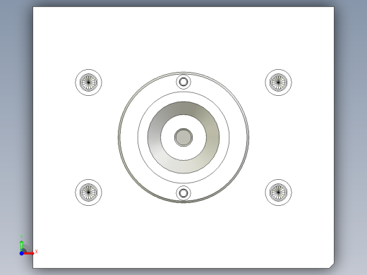 连接杆-模具图前视缩略图