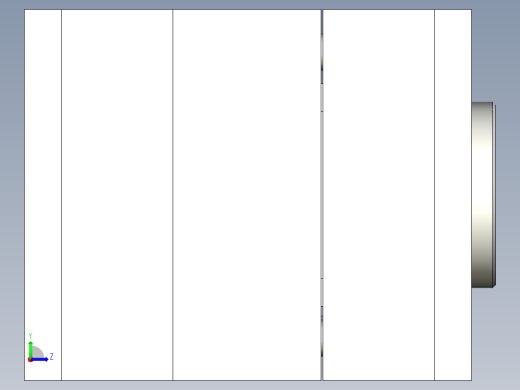 连接杆-模具图左视缩略图