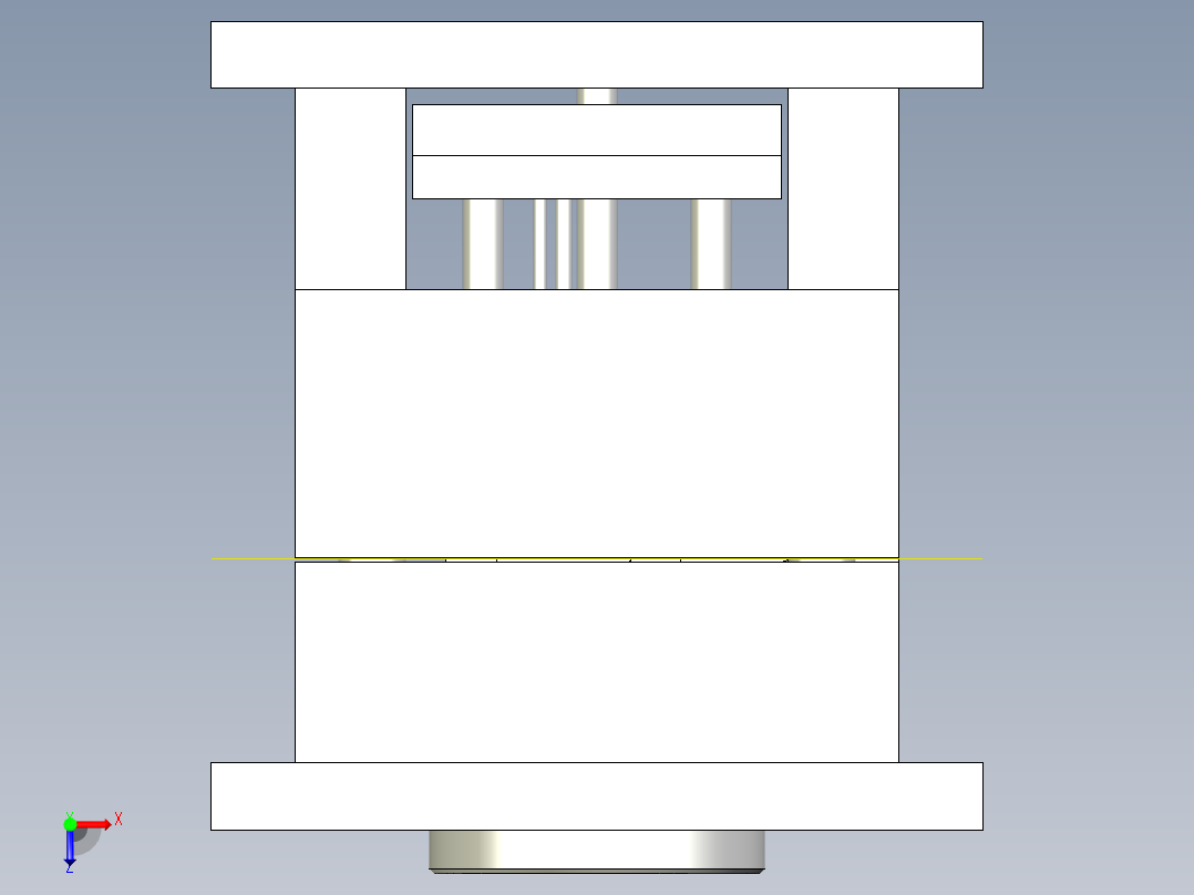 连接杆-模具图俯视图