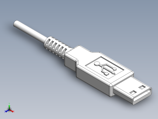 USB头正等轴测缩略图