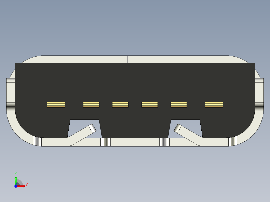 USB C（类型-C-31-D-08A）前视图