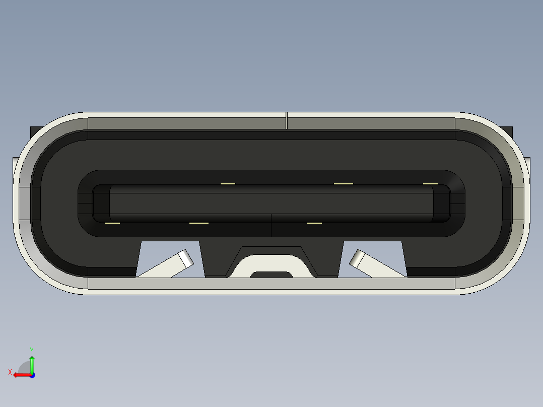 USB C（类型-C-31-D-08A）后视图