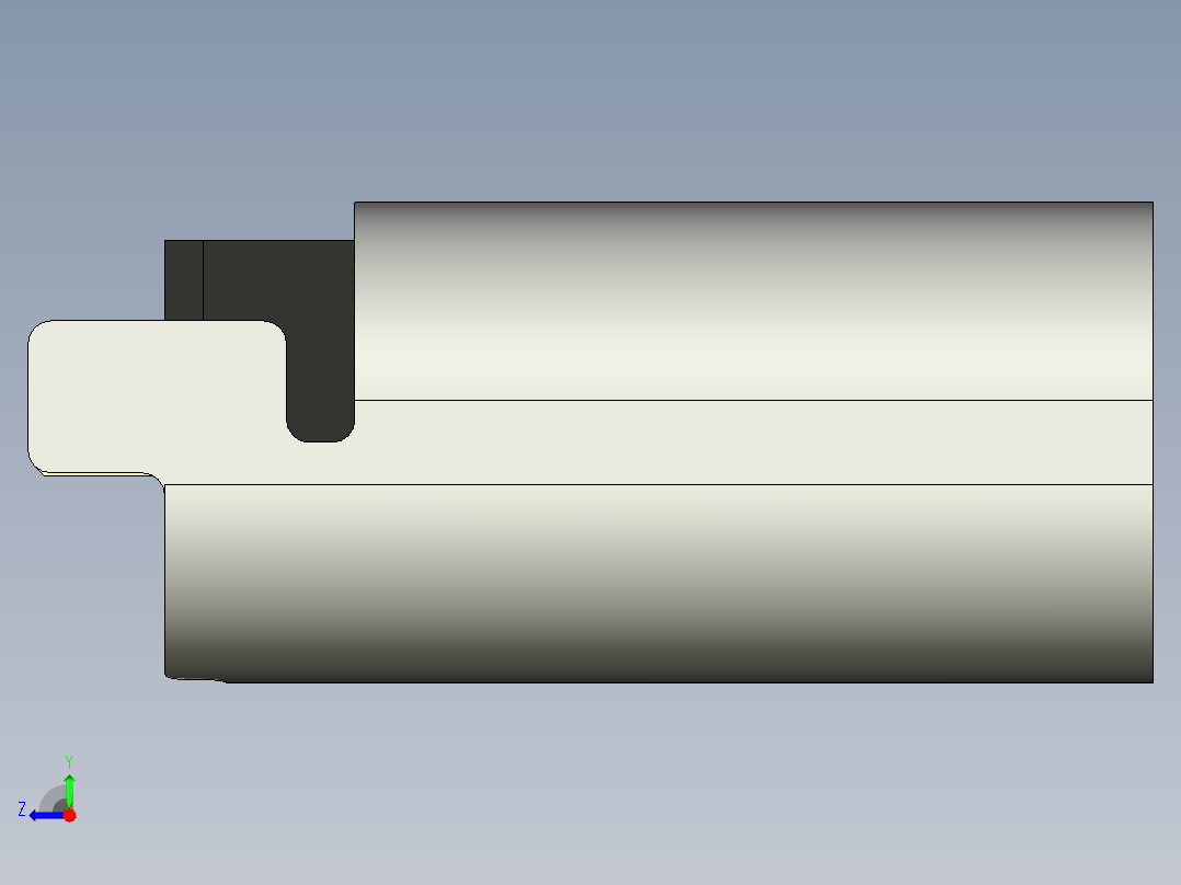 USB C（类型-C-31-D-08A）右视图
