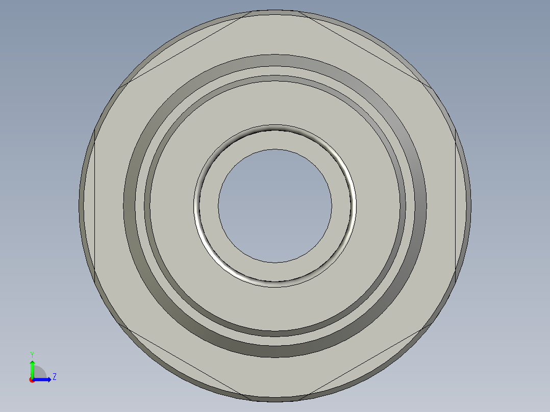 直通穿板接头PM8左视图