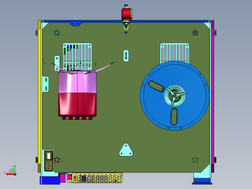 大尺寸金属结构高速3D打印机后视缩略图