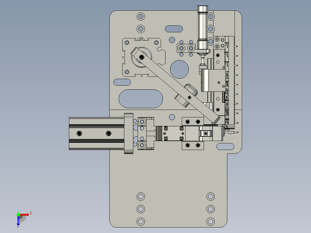 PIN1插端组俯视图