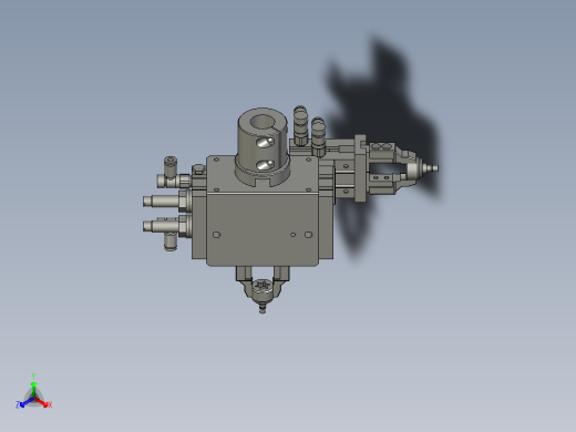 860-0300夹爪C模组正等轴测缩略图