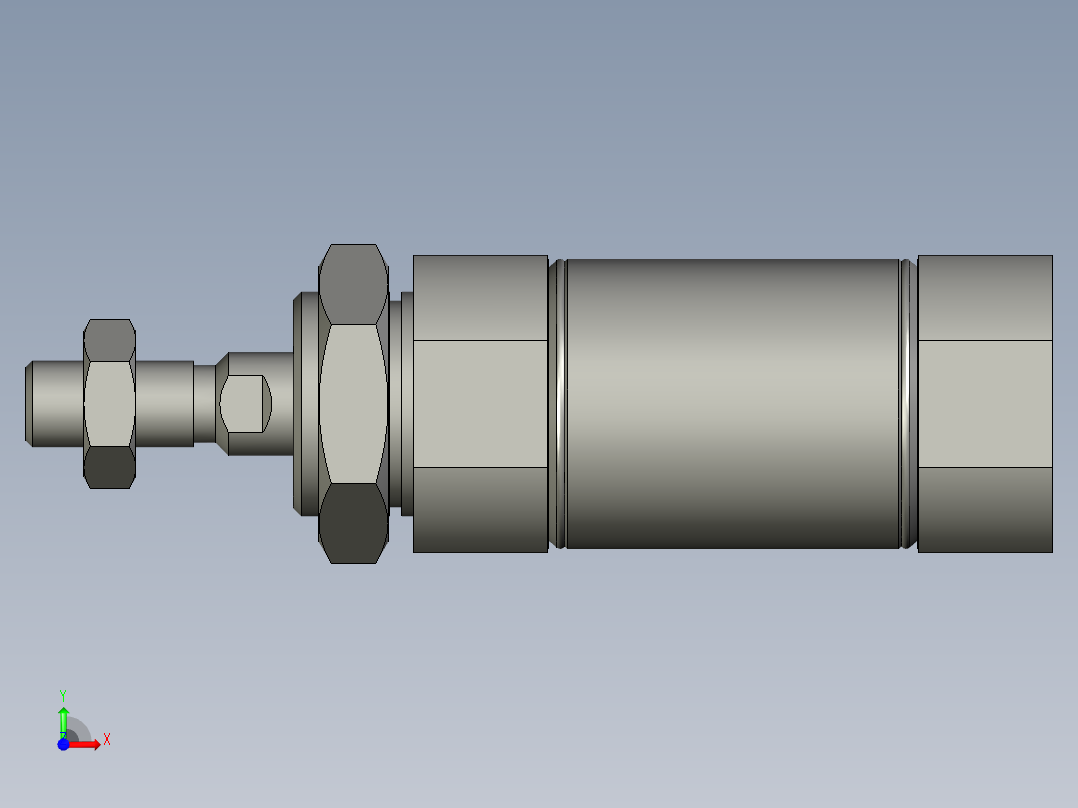 迷你气缸MF32x10U_0_+__前视图