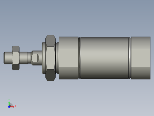 迷你气缸MF32x10U_0_+__前视缩略图