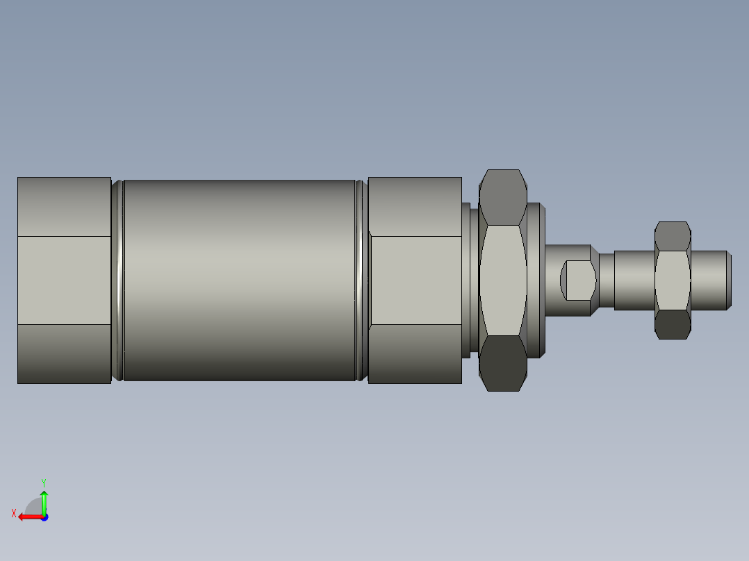 迷你气缸MF32x10U_0_+__后视图