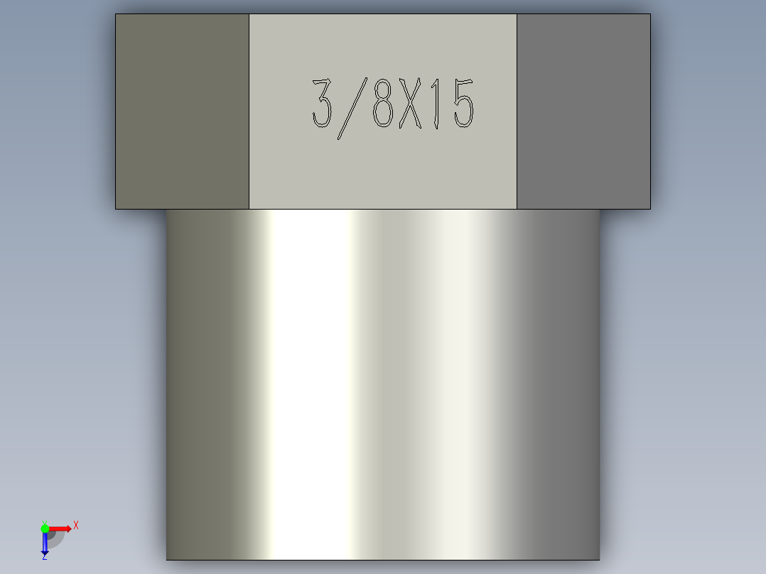 P127-3分牙端切割俯视图