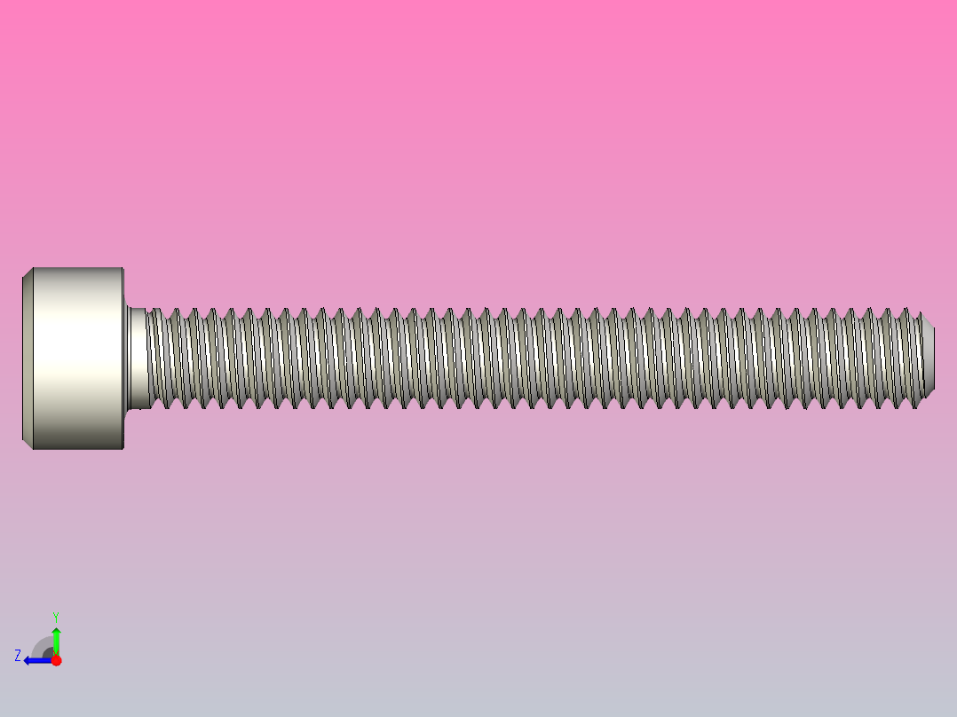 DIN_EN_ISO_4762_M2,5x20.ipt内六角螺钉右视图