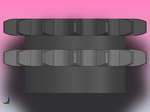 直孔链轮10B型_14-10B-2俯视缩略图