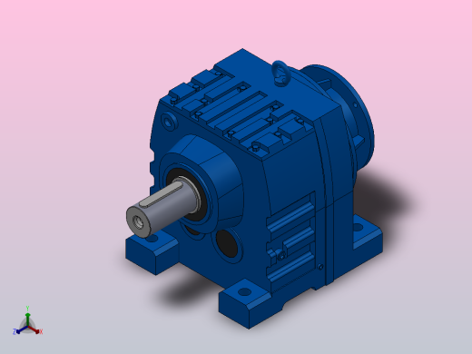 R137ZP斜齿轮减速机R137-5.15-M1-P132