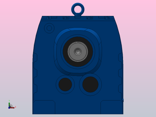 R137ZP斜齿轮减速机R137-5.15-M1-P132前视缩略图