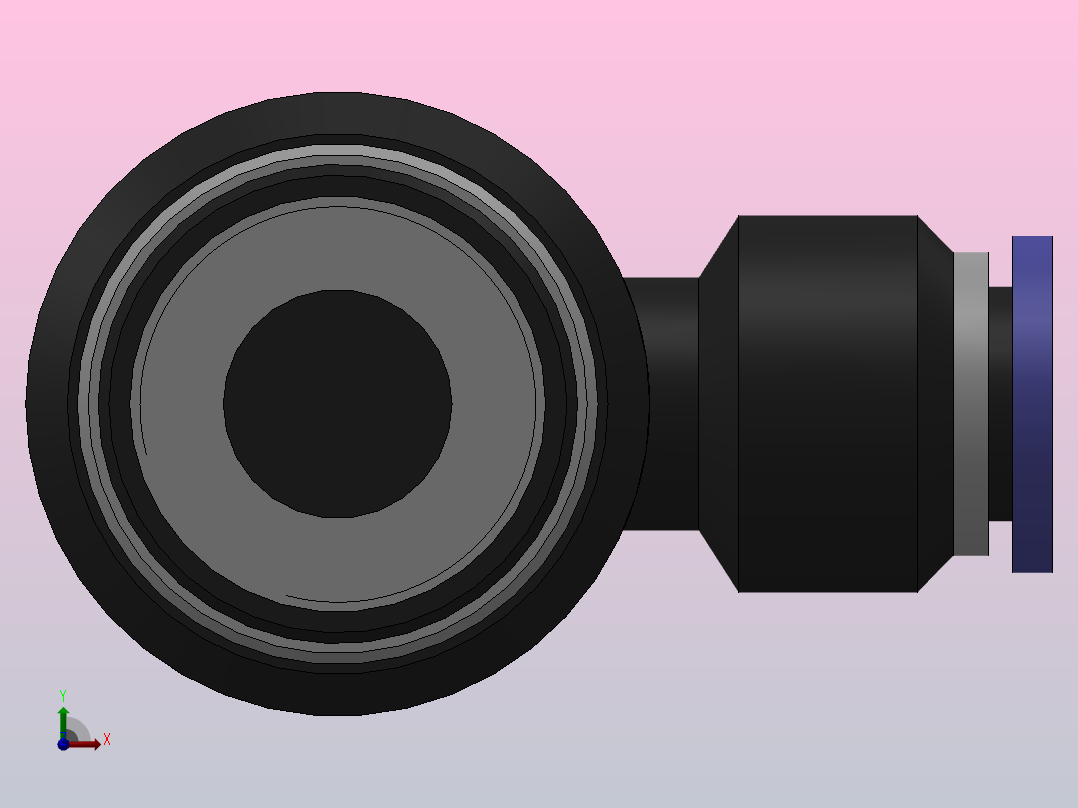 IPH-G 外六角接头-G螺纹_IPY10-G04前视图