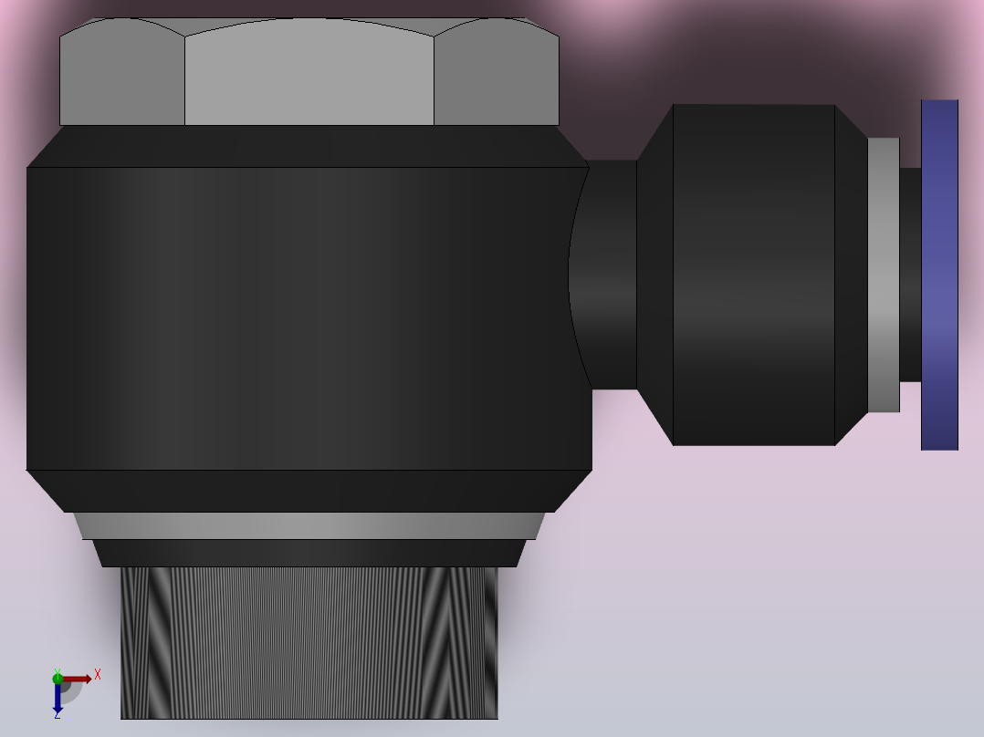 IPH-G 外六角接头-G螺纹_IPY10-G04俯视图