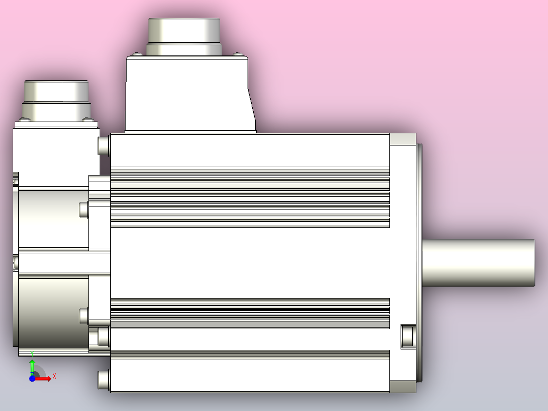 松下伺服电机 MATSUSHITA_MSMF302L1C6前视图