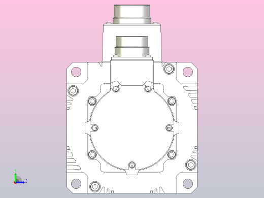 松下伺服电机 MATSUSHITA_MSMF302L1C6左视缩略图