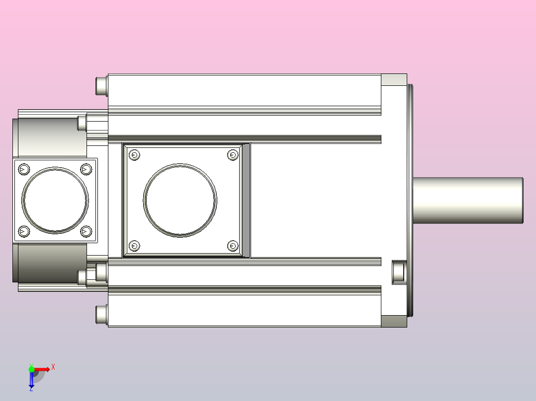 松下伺服电机 MATSUSHITA_MSMF302L1C6俯视图
