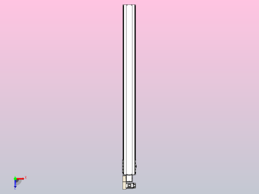 皮带直线轴半封闭可选导轨TPA-HNB-220D-176-L2500-ML-Y-P1K-N3俯视缩略图
