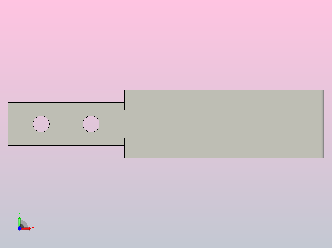 GDB-20.4-C1新型护栏衔接头前视图