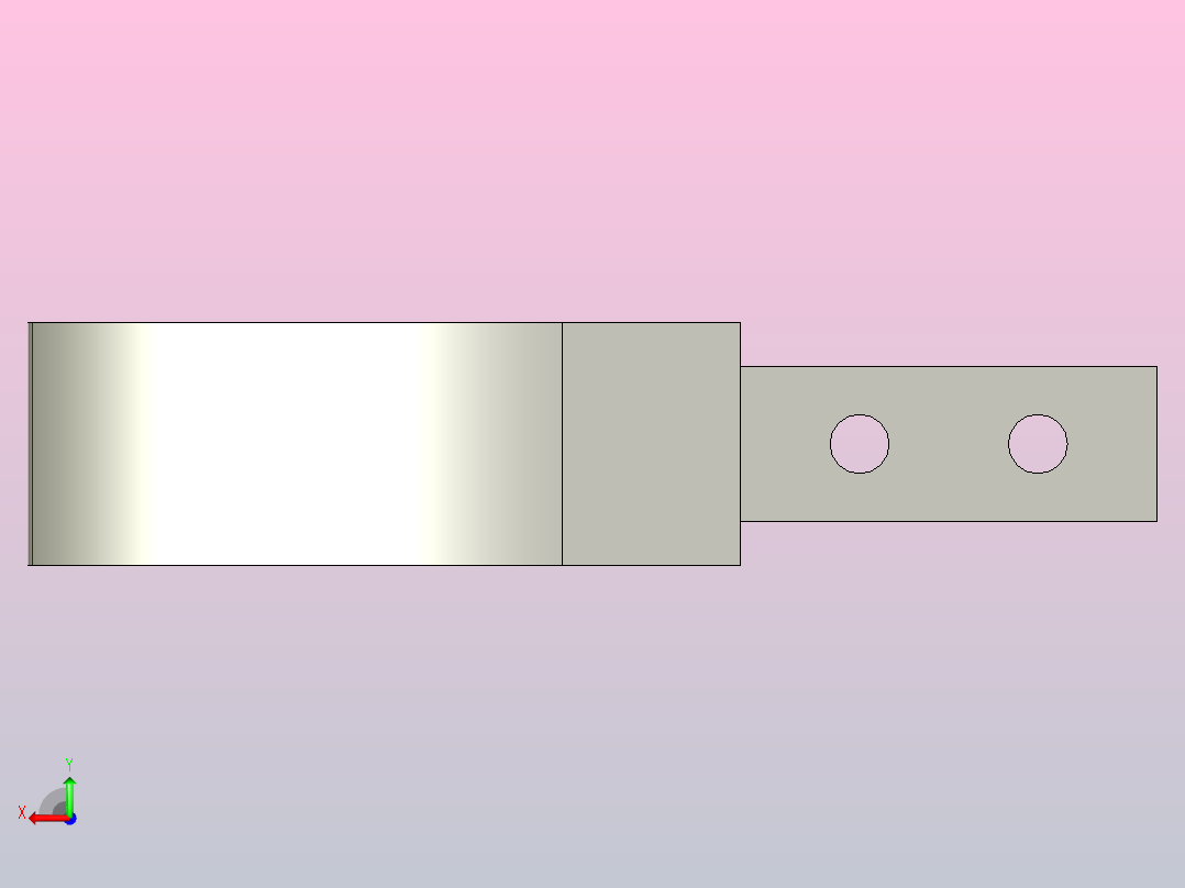 GDB-20.4-C1新型护栏衔接头后视图