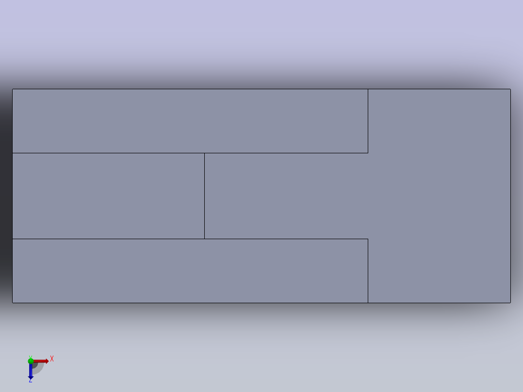 基础学习的SolidWorks软件俯视图