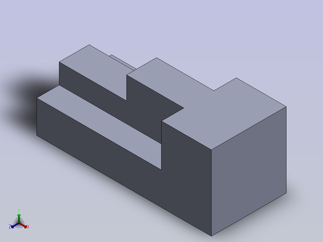 基础学习的SolidWorks软件正等轴测图