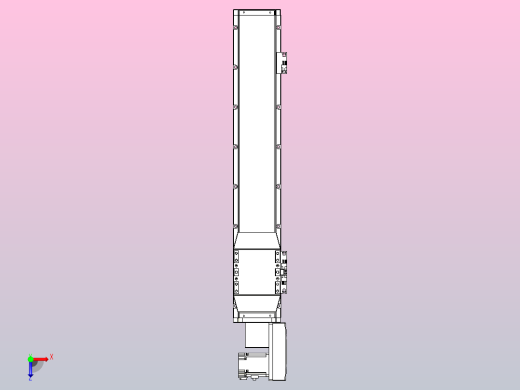 机器人皮带驱动直线轴TPA-GCB-120-P70-L500-QR-M20-N3俯视缩略图