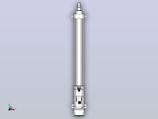 轻载电动缸TPA-ESR40-1210C-L400-MR-LB-W-P40-C3前视缩略图