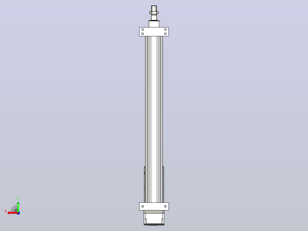 轻载电动缸TPA-ESR40-1210C-L400-MR-LB-W-P40-C3后视图